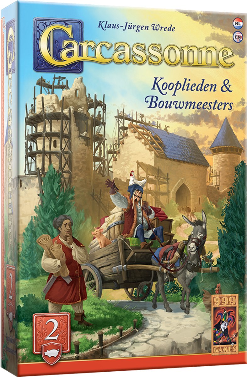 999games Espansione dei costruttori di Carcassonne Merchants 999 giochi