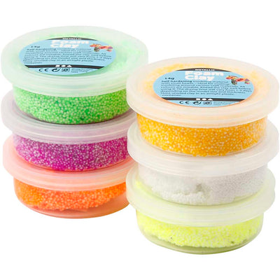 Foam clay ®, colores primaverales, 6x14 gr 1 caja