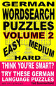 Mantieni il tuo cervello 12 - puzzle di ricerca di parole tedesche. volume 2.