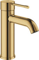 Grifo para lavabo Grohe essence nuevo - caño bajo - amanecer fresco (oro)