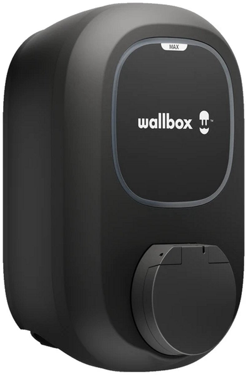 Wallbox stazione di ricarica pulsar max 22kw presa tipo 2 - nero (plp4-w-2-4-9-002)