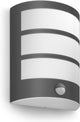 Philips led philips python wandlamp - bewegingssensor - antraciet - 6w