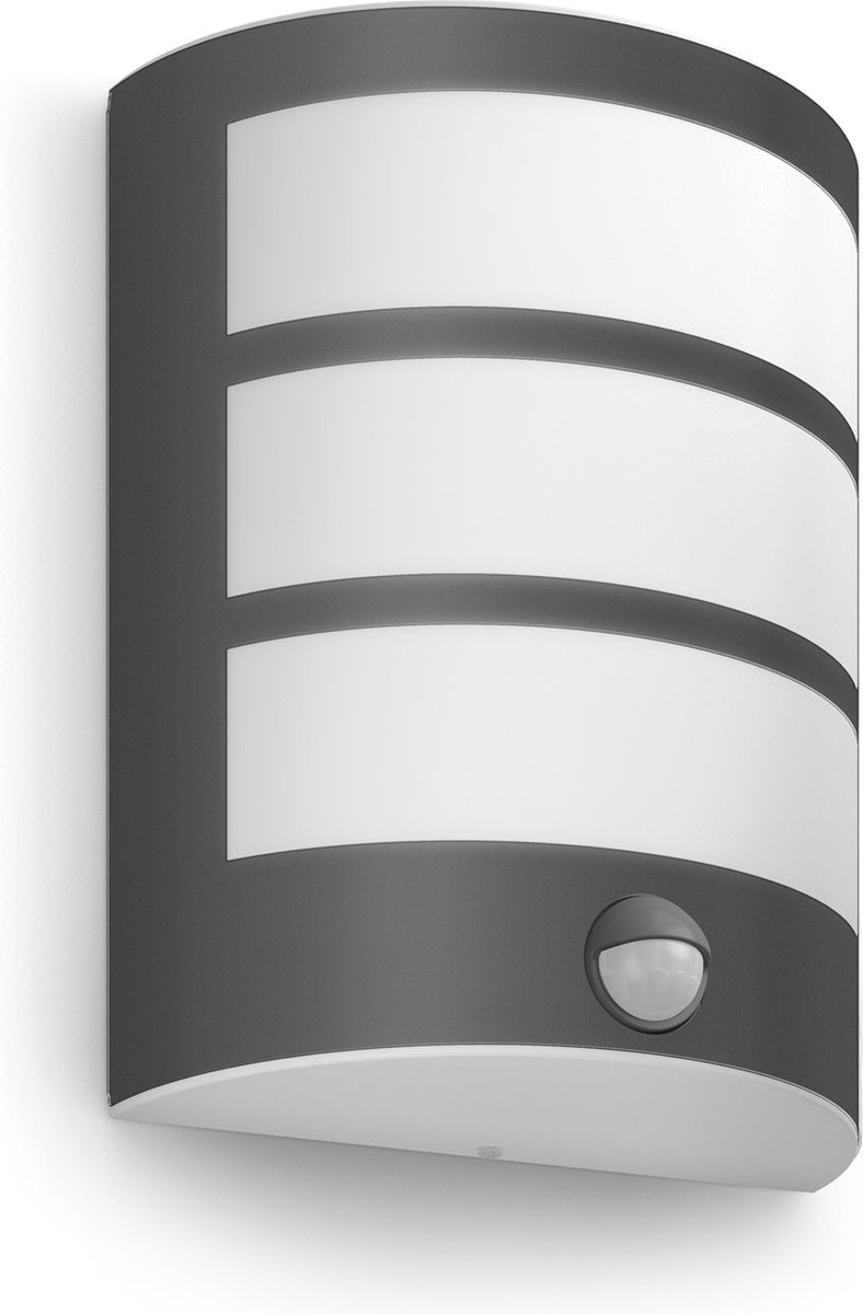 Philips Aplique LED Philips Python - sensor de movimiento - antracita - 6w