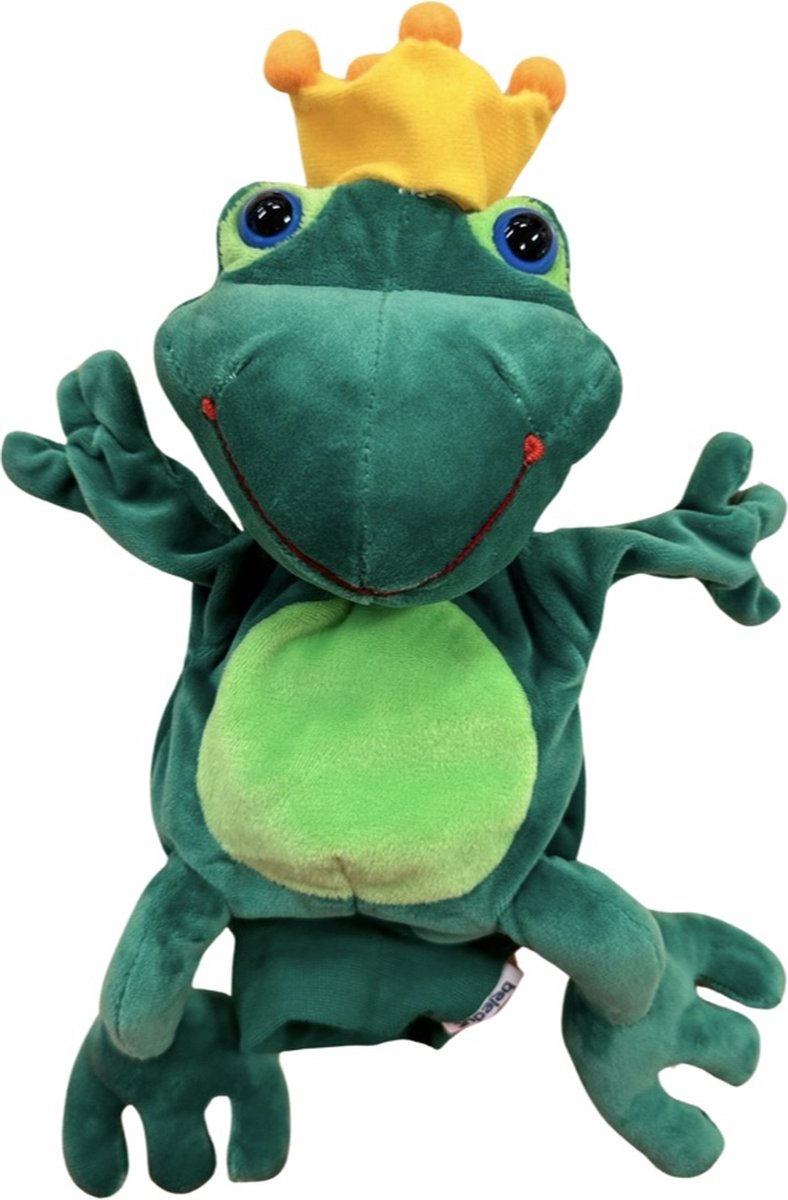 Beleduc - títere de guante - rey rana - 22 cm