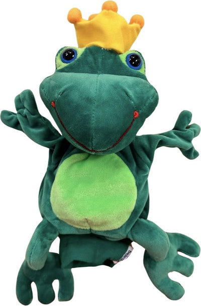 Beleduc - títere de guante - rey rana - 22 cm