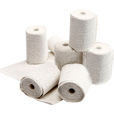 Yeso de gasa Creativ company, l: 2,7 m, ancho: 5+7,5+10 cm, 80 rollos 1 caja