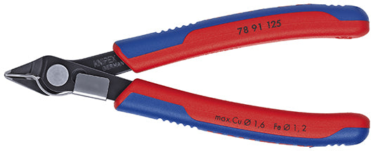 Pinza a taglio laterale Knipex 64 HRC + serrafilo 125 mm - 7891125
