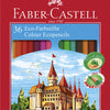 Faber Castell Faber Castell FC-120136 Pencil de color Faber-Castell Castle Hexagonal Cardboard Pouch con 36 piezas