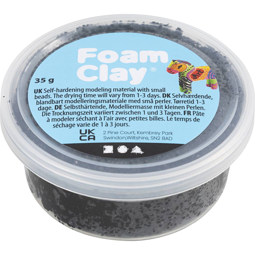 Argilla schiumosa https: www.cchobby.nl foam-clayr-black-35-gr-1-doosje-789208