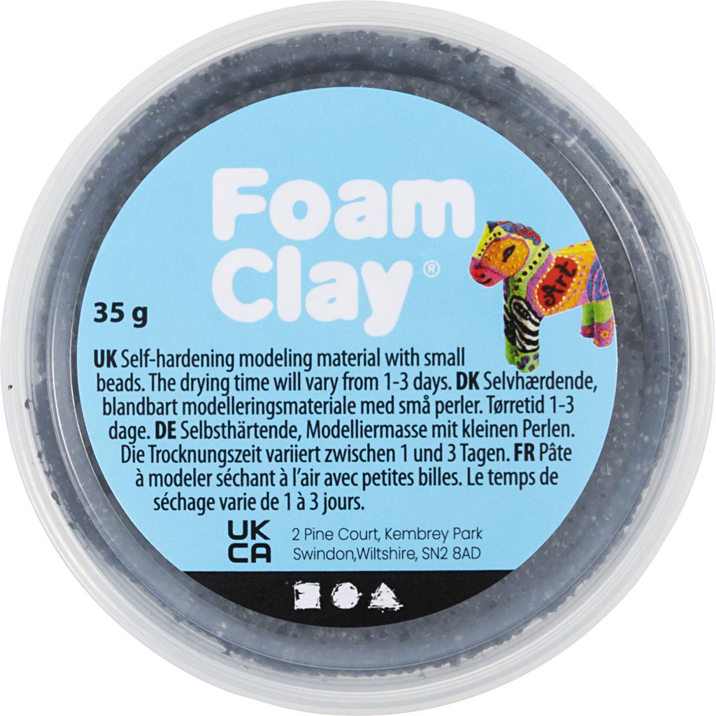 Argilla schiumosa https: www.cchobby.nl foam-clayr-black-35-gr-1-doosje-789208