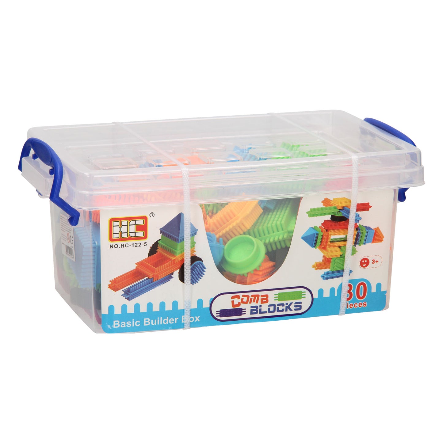 Bristle blokken in opbergbox, 80dlg.