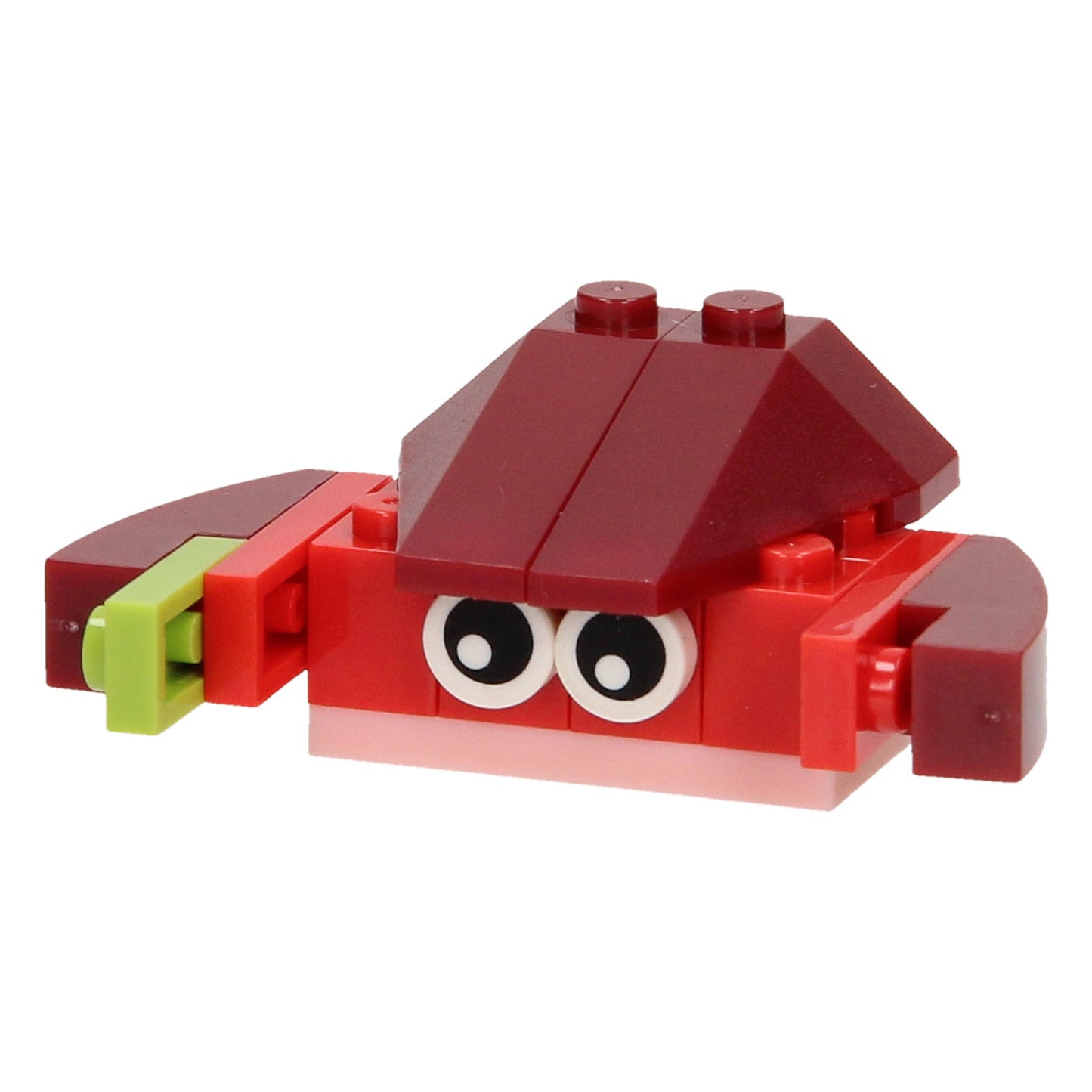 Building Blocks 3in1 Mmill a vento rosa, granchio, auto da corsa, 61dlg.