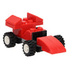 Building Blocks 3in1 Mmill a vento rosa, granchio, auto da corsa, 61dlg.