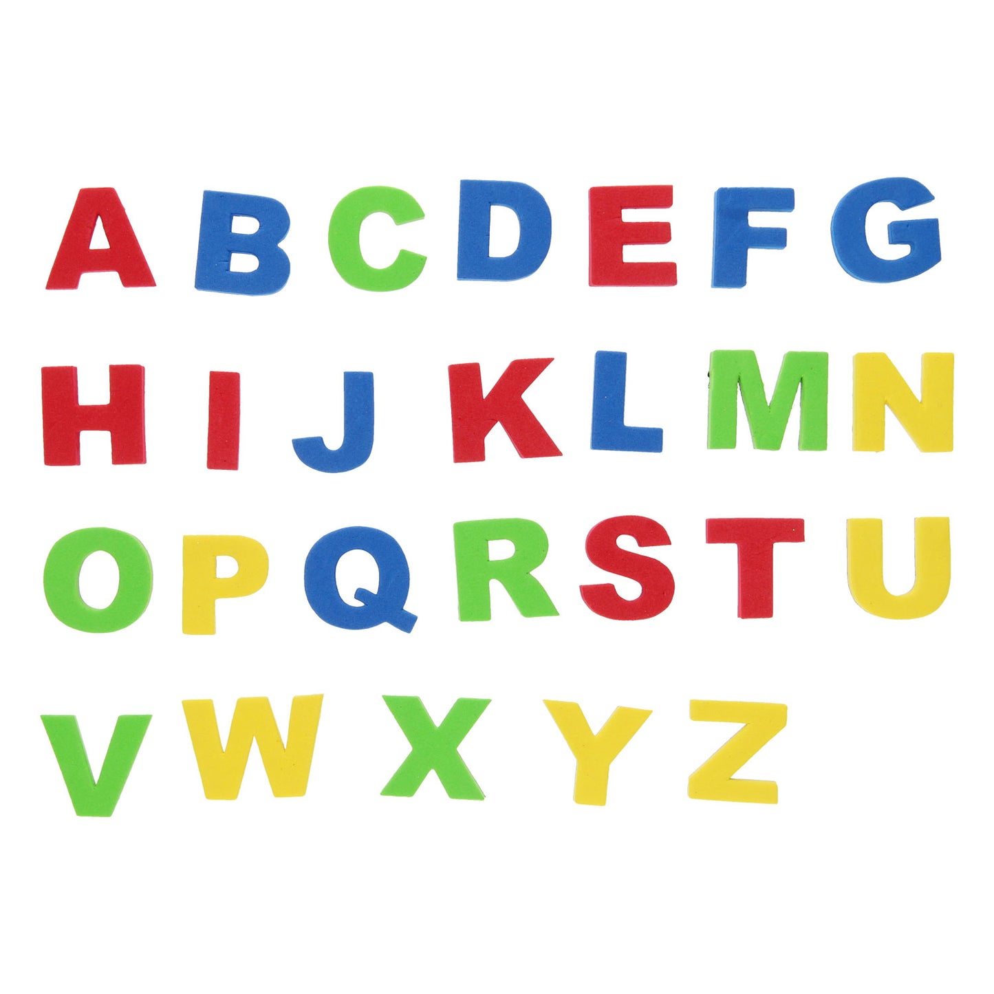 Letras del alfabeto de espuma magnética, 26dlg.