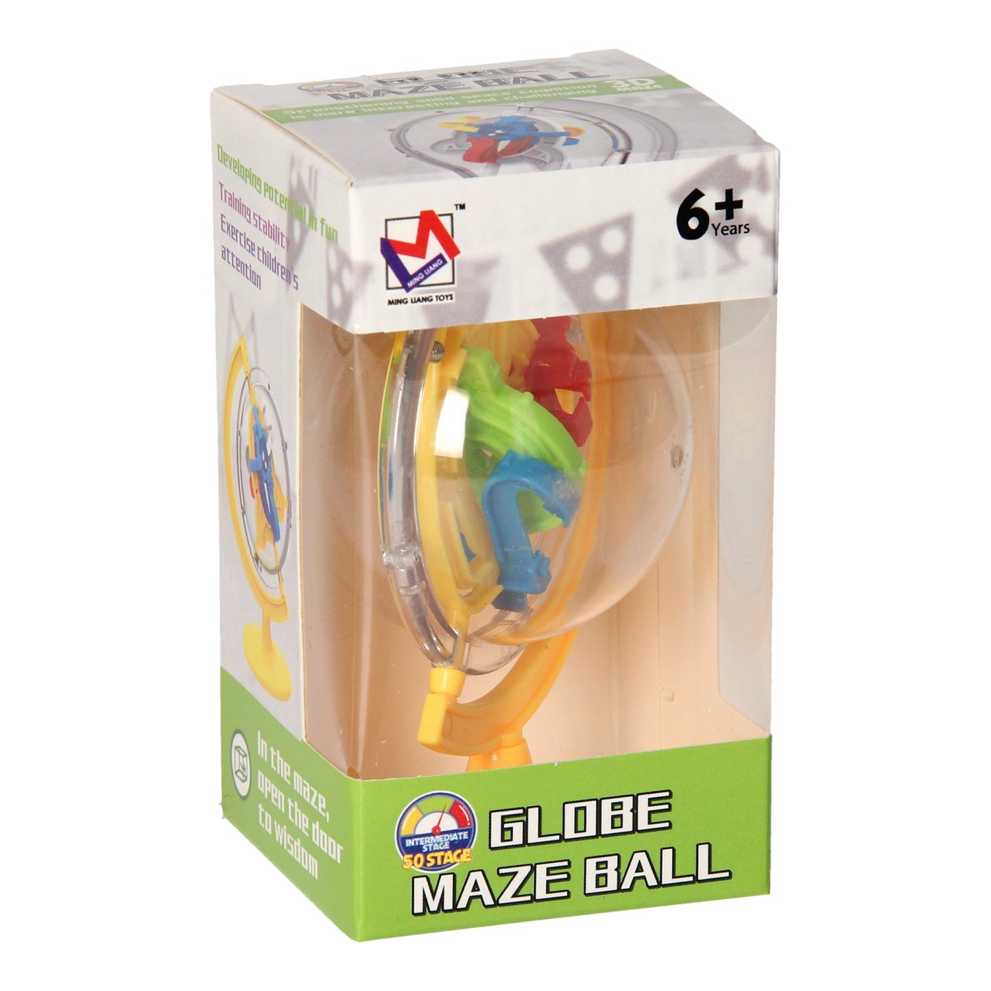 Maze de juego de paciencia en Globe