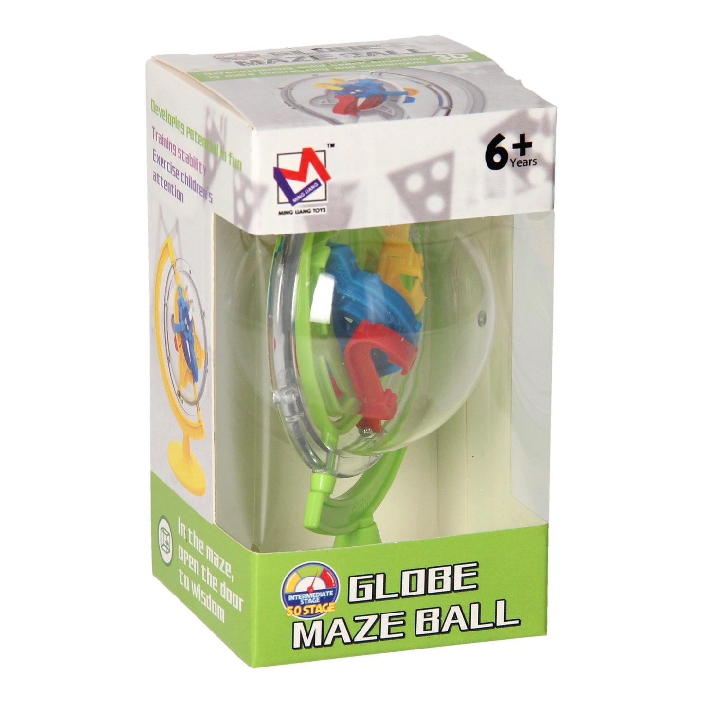 Maze de juego de paciencia en Globe