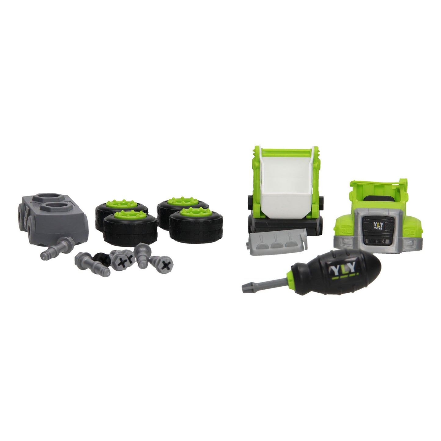 Caja de almacenamiento construye tu propio vehículo - verde