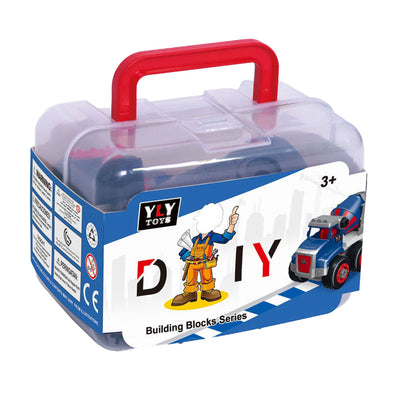 Veicolo da cantiere in box portaoggetti