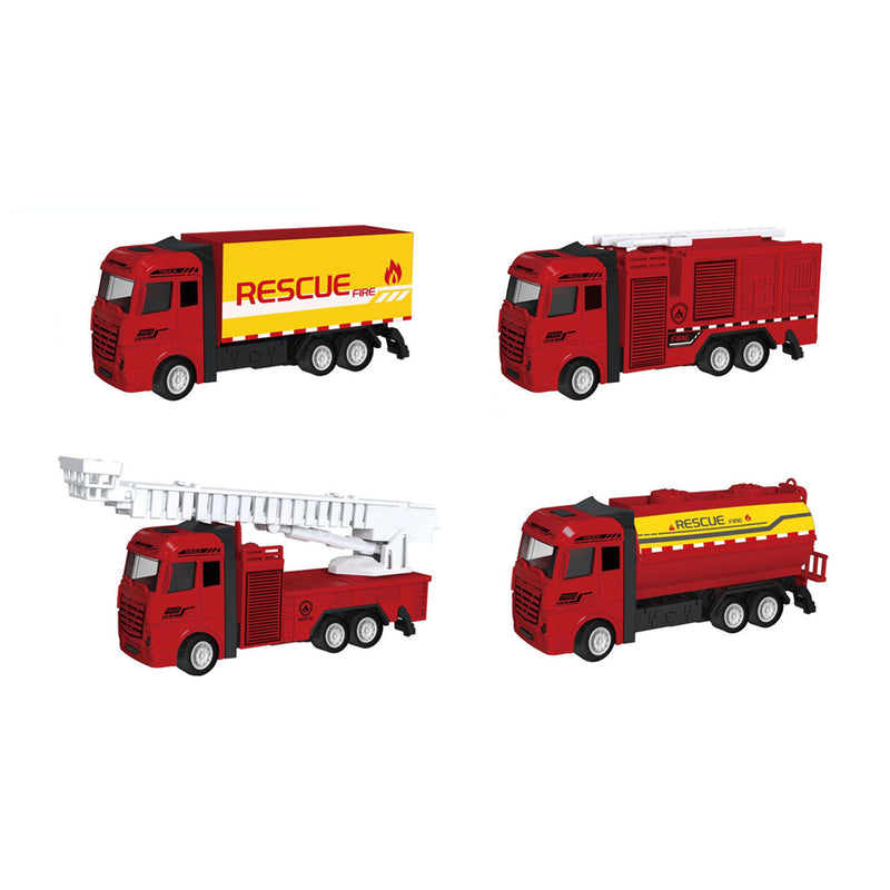 Tirare indietro il camion rosso