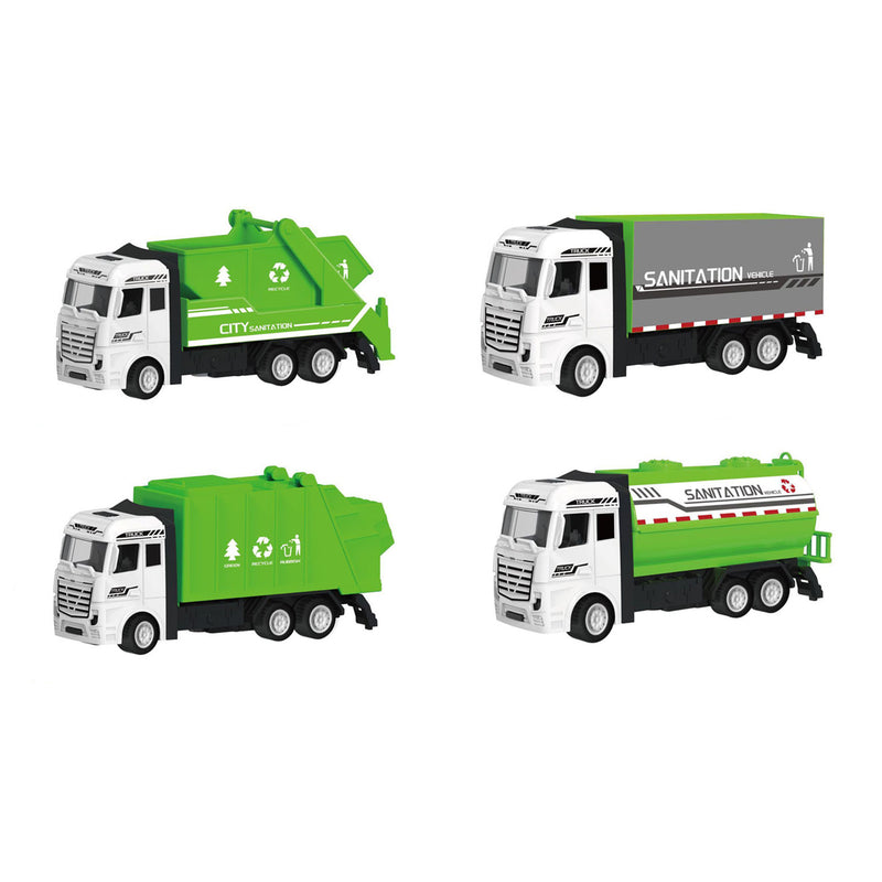 Tira indietro il camion verde