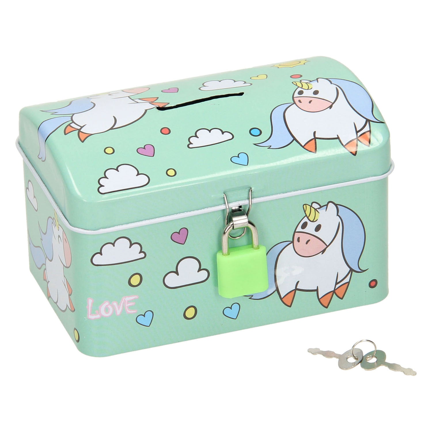 Money Box con slot unicorno