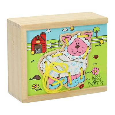 Wooden Road Puzzle Farm, set di 4