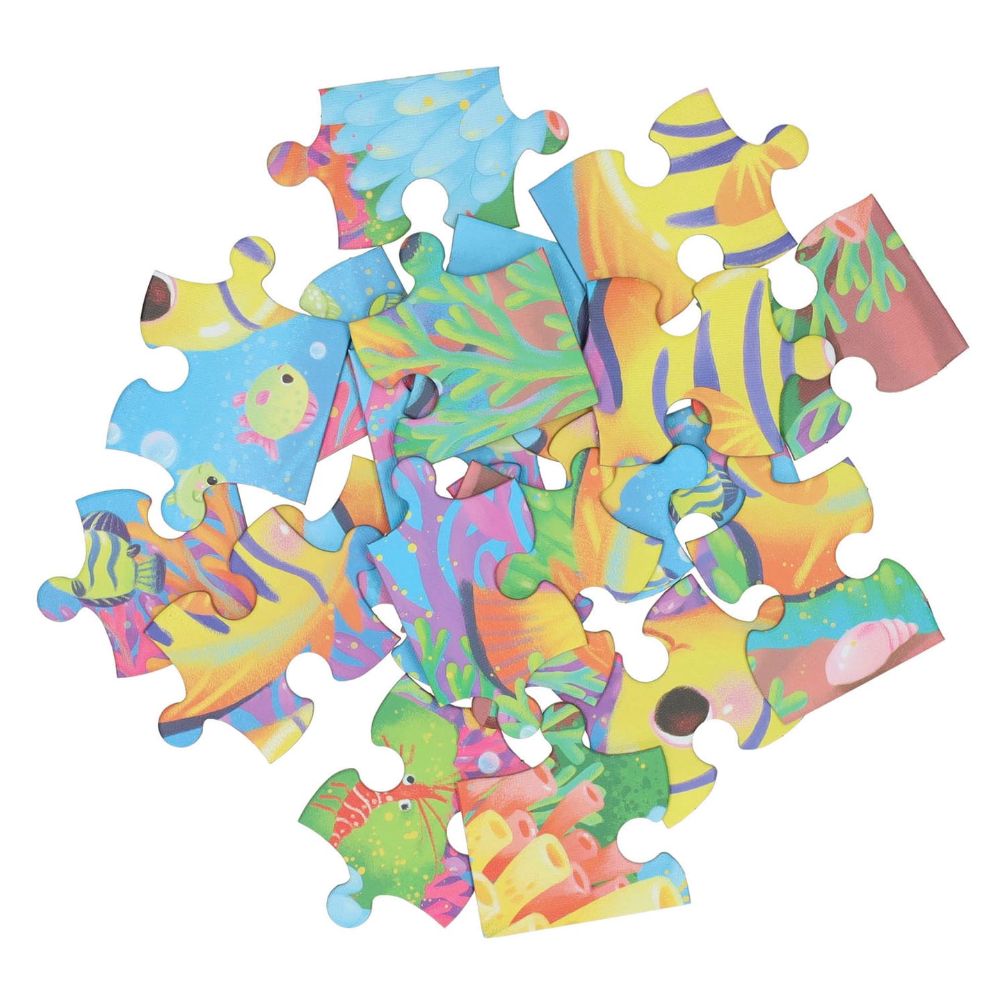 Mini puzzle Underwater World, 20 °.