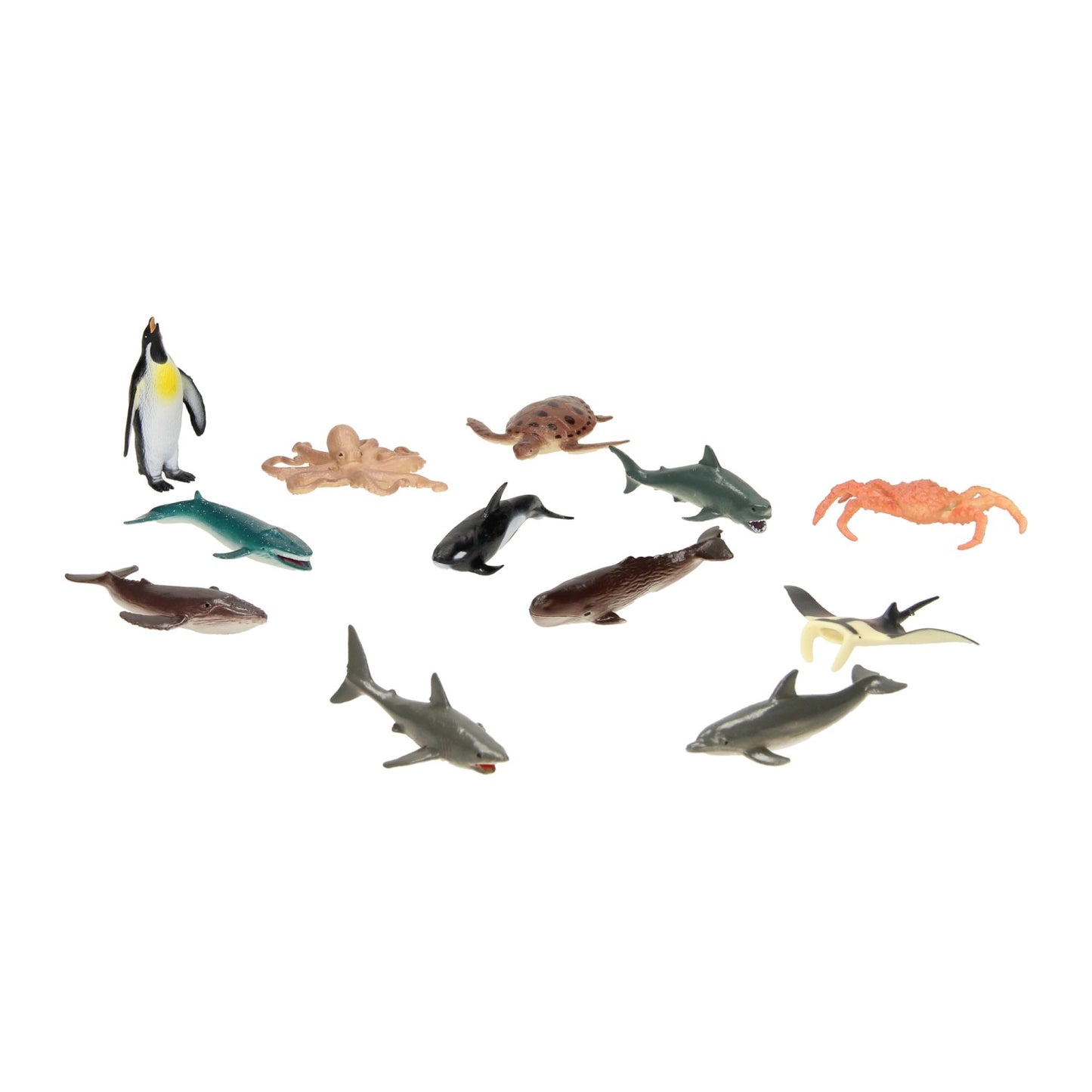 Recoger el animal marino de figura de juego