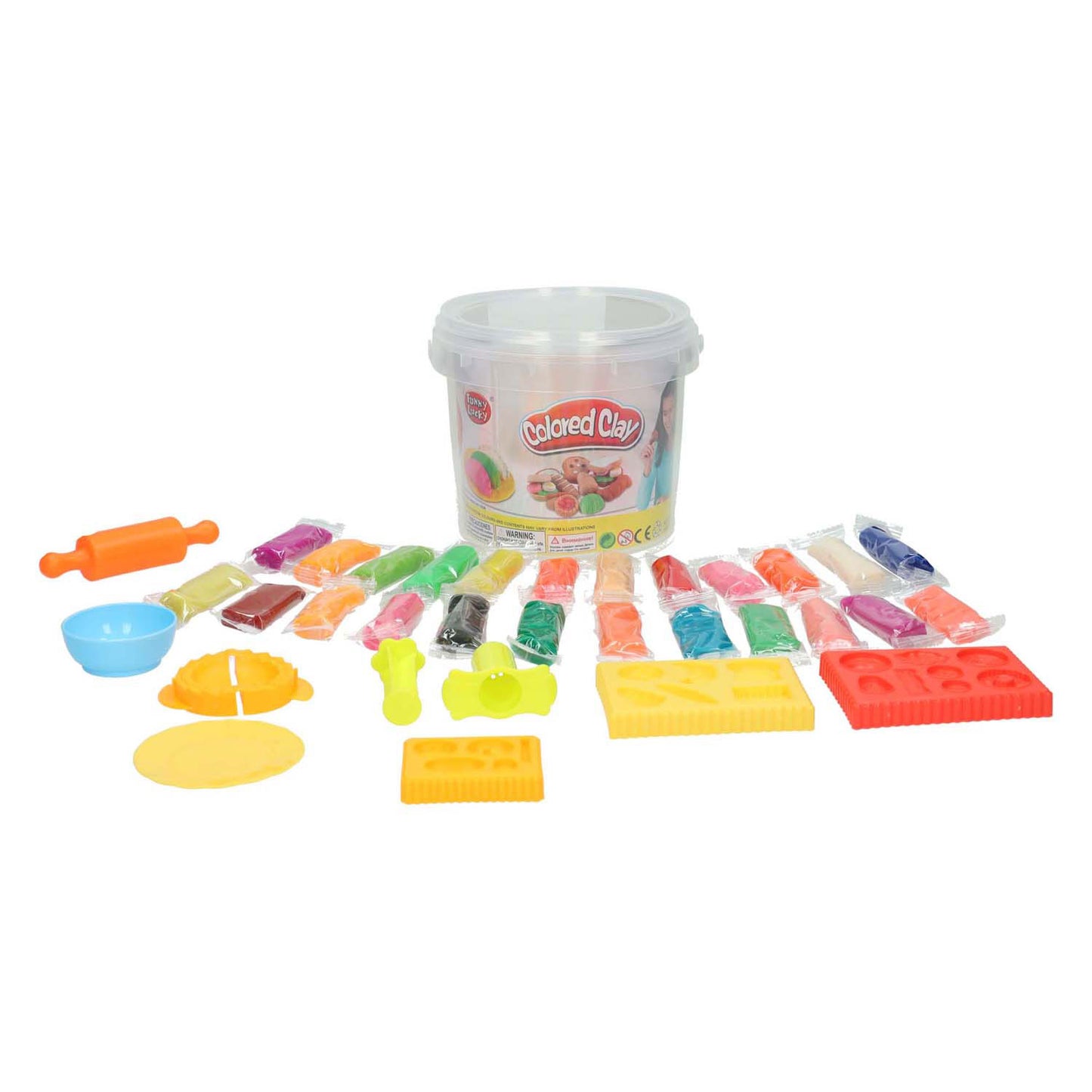 Juego de arcilla en caja de almacenamiento pokebowl saludable