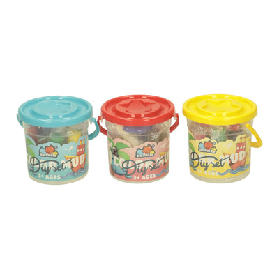 Set di argilla in botte - 9 colori di argilla - 13 pz.