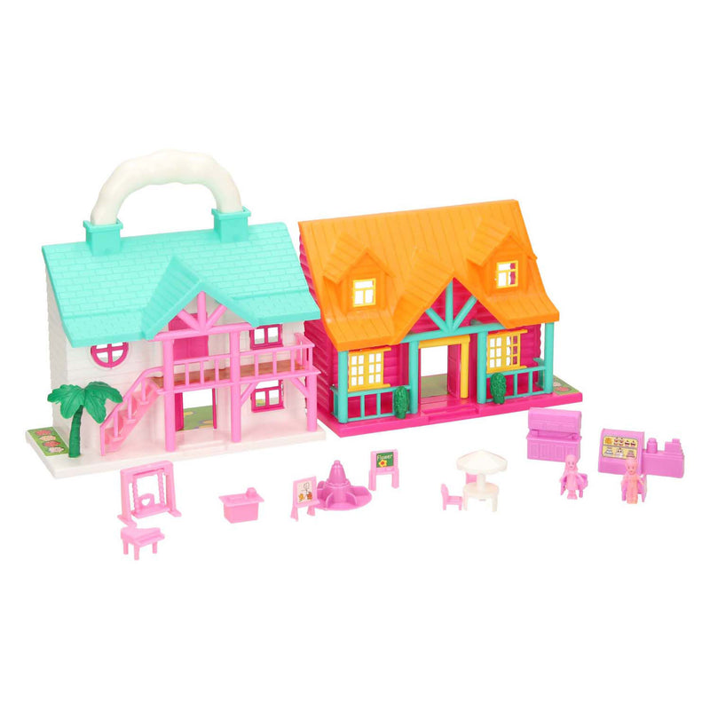 Speelhuis palmboom met accessoires.
