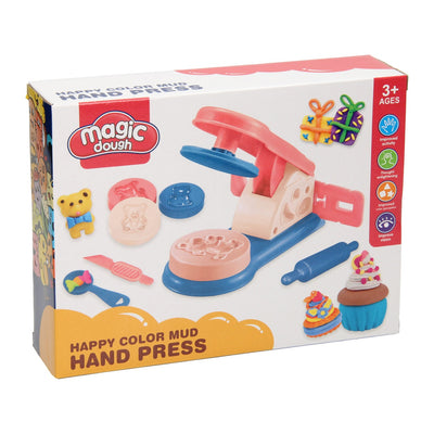 clay set 4 colors with clay press