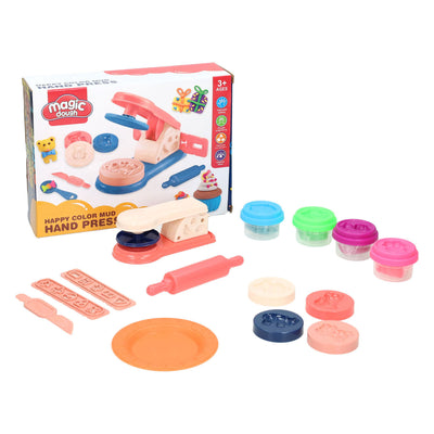clay set 4 colors with clay press