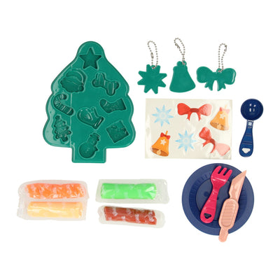 Clay your own Christmas pendants - 4 clay pots