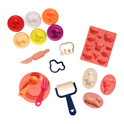 Set di argilla del mondo degli animali - 6 vasi di terracotta