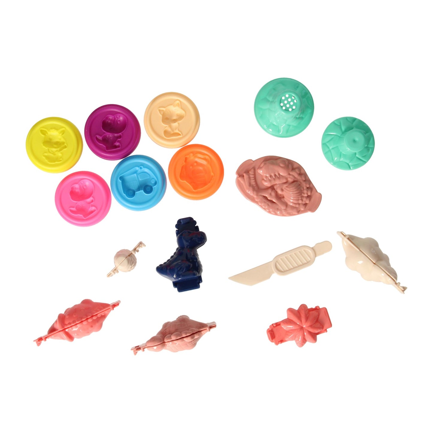 Set di argilla mondo dei dinosauri - 6 vasi di terracotta