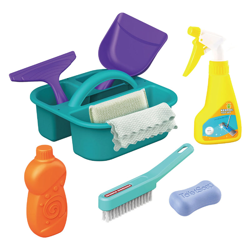 Set pulizia bagno, 9 pezzi.