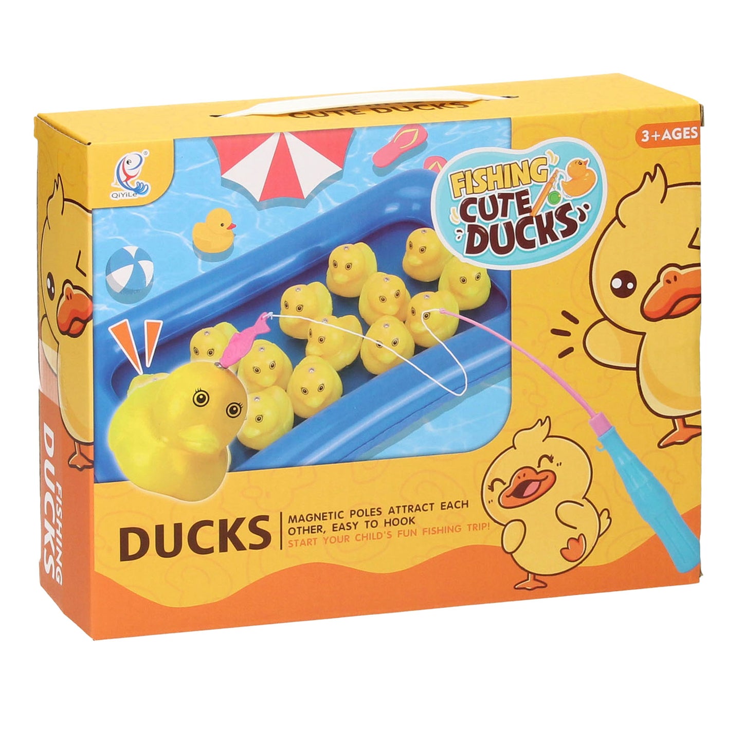 Juego de caña de pescar pato
