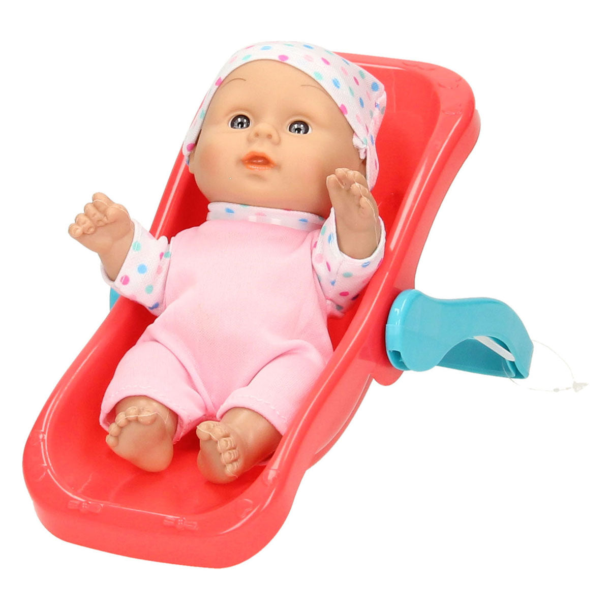 Bambolina nella lettiera