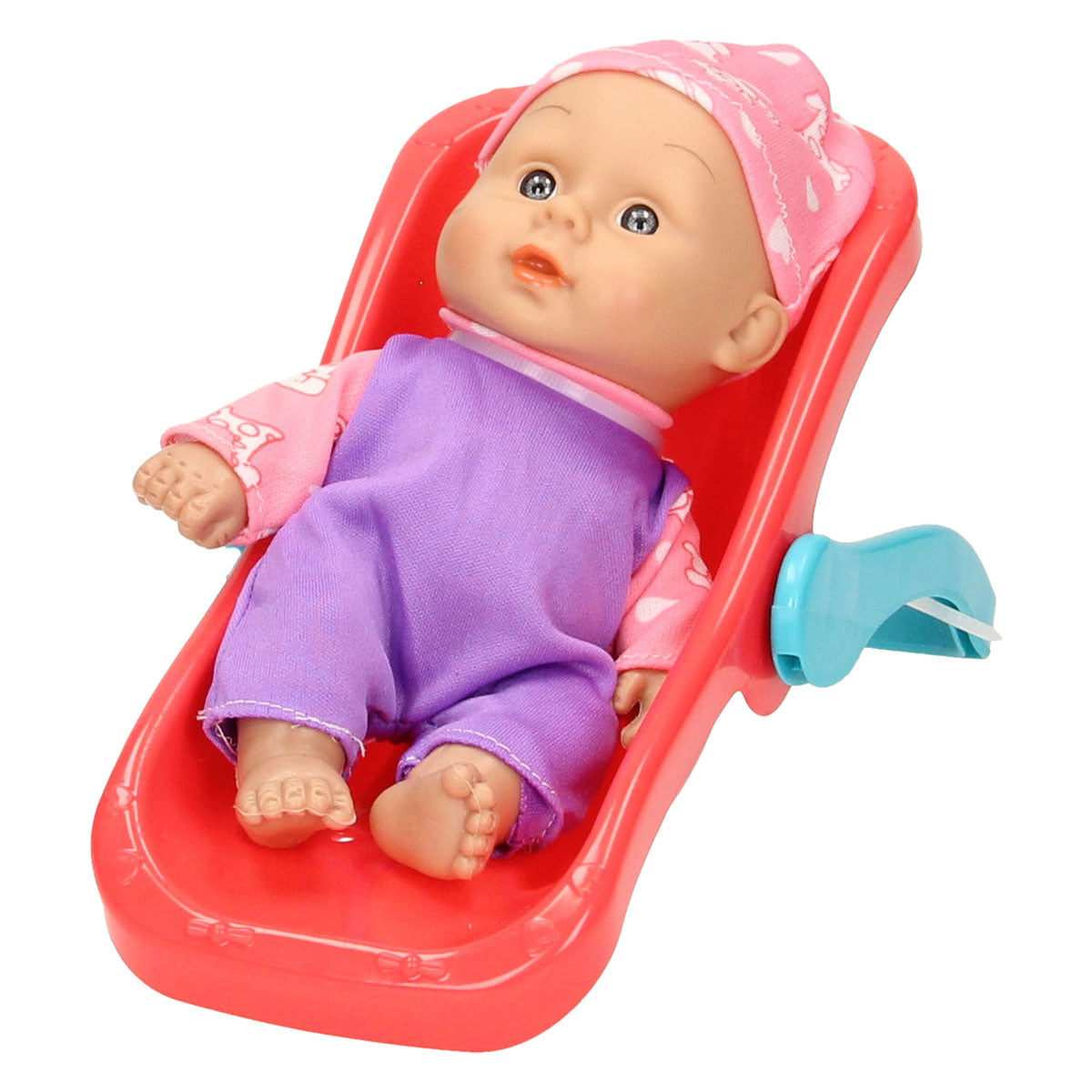 Bambolina nella lettiera