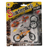 vinger stuntfiets met accessoires