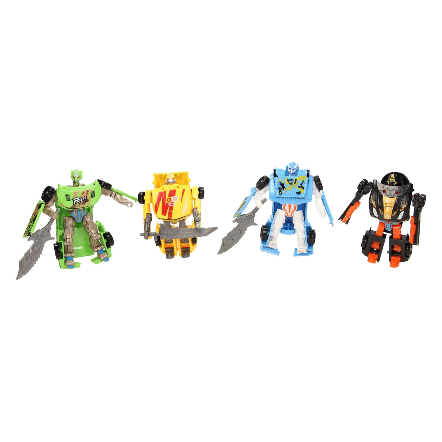 Transformar coche robot