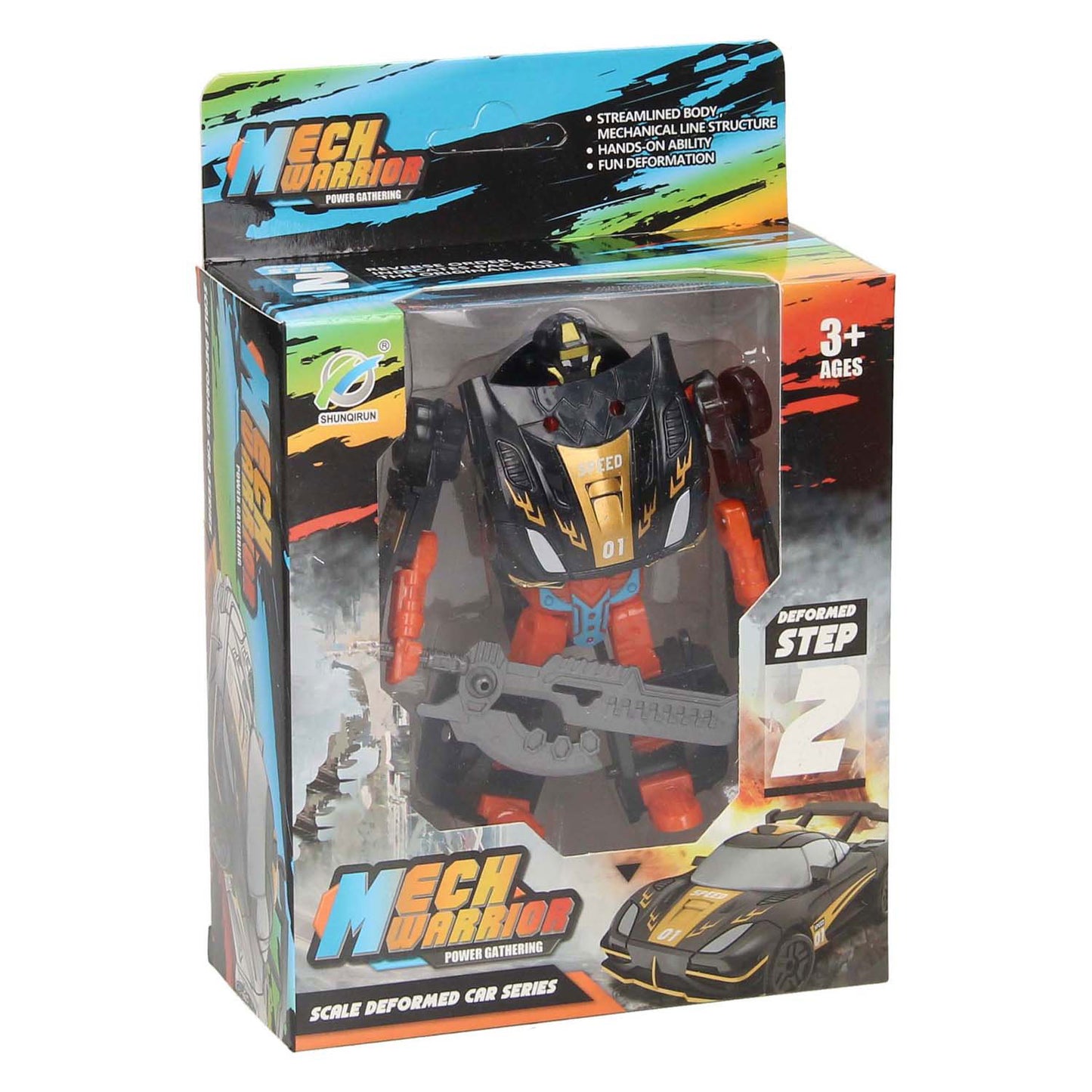 Transformar coche robot