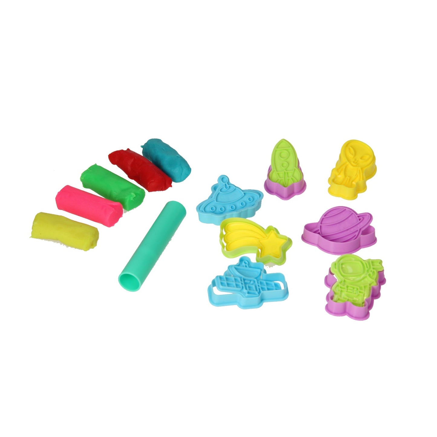 Set de arcilla para viajes espaciales - 5 colores de arcilla