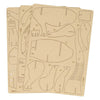 Houten bouwpakket dino 3d diplodocus