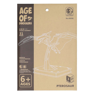 Kit di costruzione in legno dinosauro pterosauro 3D