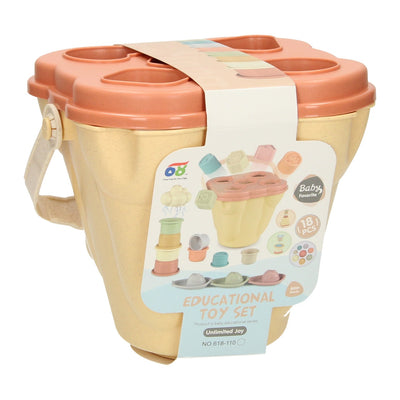 Set da bagno per bambini a forma di scatola