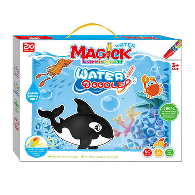 Il tappetino magico per il disegno dell'acqua può essere riposto