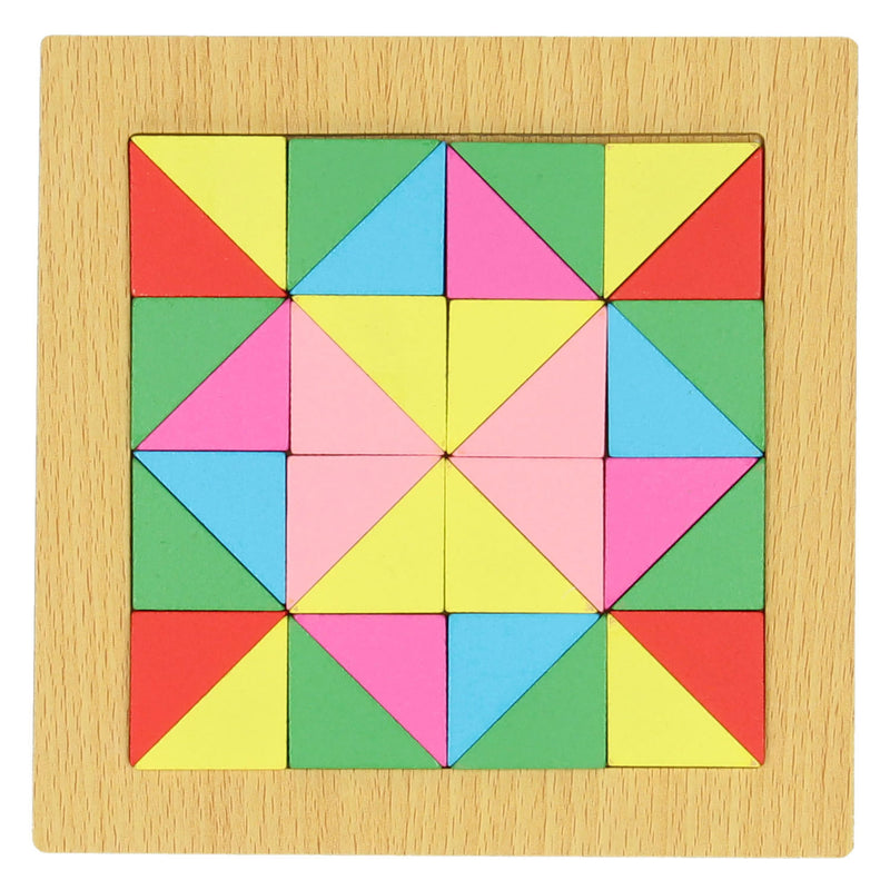 Triangoli tangram in legno