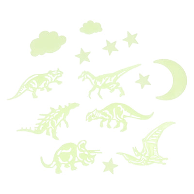 Dinosauri che si illuminano al buio, 16 pz.